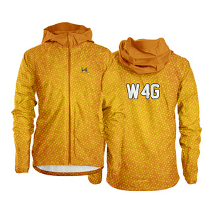 Customized Hooded Windbreakers for Unisex Quick Dry Nylon Coated Spring Wear Zipper Closure Front Windbreaker Jackets Sets - Product Image 1