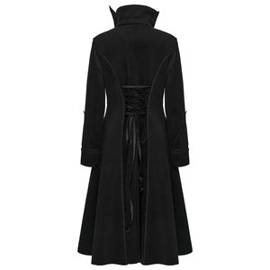Women Black Steampunk Long <b>Jacket</b> Renaissance Victorian <b>Gothic</b> Factory Wholesale Coat OEM ODM - Product Image 3