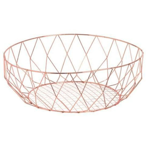 Corbeille à fruits en métal pour comptoir, organiseur de fruits, corbeille à fruits en fil métallique rose gold nordique pour centre de table, décoration de maison - Product Image 1