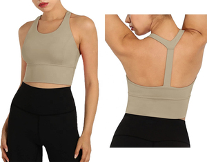 Top Deportivo Corto de Spandex Transpirable Personalizado para Mujer, Ajustado, Sin Mangas, Sexy, para Fitness y Yoga, Venta al Por Mayor - Product Image 6