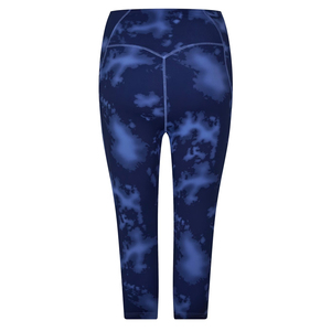 Nouveau design Legging Capri de sport pour femme, léger, taille haute, à compression, couleur unie - Product Image 4