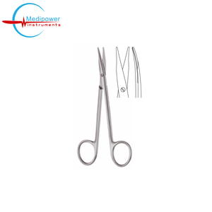 Tijeras Estándar Stevens para Disección Delicada, Acero Inoxidable, Hojas Curvas y Rectas de Precisión, Tijeras para Cirugía Plástica - Product Image 5