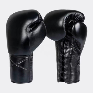 Hot Sale MMA Boxing GlovesKids Lace up Professional Leather MMA Boxing <b>Gloves</b> Professional Lace up MMA Boxing <b>Gloves</b> - Product Image 1