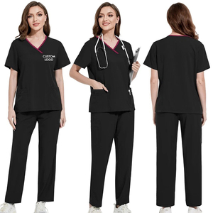 Tenues Médicales Extensibles Personnalisables avec Logo pour Hommes et Femmes – Uniformes Tendance pour Hôpitaux, Infirmières, Salons de Beauté et Dentistes - Product Image 1