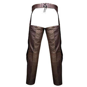 Chaps en cuir multifonctionnels, fabriqués en usine, sur mesure, avec différents designs, pour l'hiver, faible MOQ, quantité en gros - Product Image 1