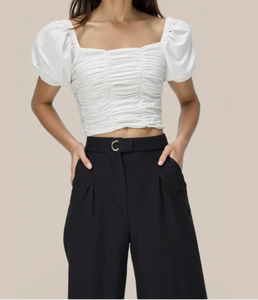 Chemise décontractée élégante pour femmes Vêtement durable lavable OEM ODM du fabricant vietnamien Vente en gros Bon prix Streetwear - Product Image 1