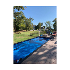 Piscine de 8 m de long dans un conteneur maritime, piscine sans fin hors sol avec jacuzzi - Product Image 4