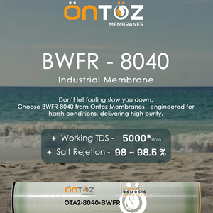Membrana industrial Ro Membrana BWFR 8040 Membrana de ósmosis inversa Durabilidad y consistencia Maquinaria de tratamiento de agua - Product Image 4