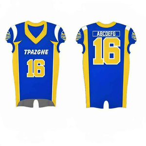 Uniforme de Fútbol Americano Sublimado Personalizado OEM, Transpirable, Impreso con el Nombre del Equipo Universitario para Jugadores Jóvenes - Product Image 2