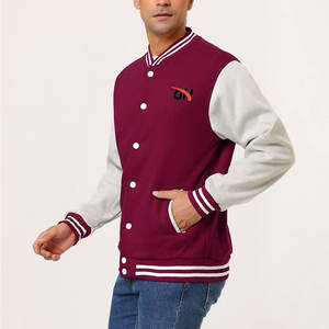 Chaqueta de Invierno de Secado Rápido de Alta Calidad, Cómoda, con el Mejor Diseño, Mangas Largas, Chaqueta Letterman para Hombre - Product Image 3
