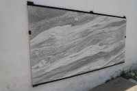 Revêtement mural flexible en pierre naturelle de marbre blanc Panda de qualité supérieure pour cuisine, salle de bain, villa, escalier