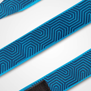 Cotton Durable Boxing Hand <b>Wraps</b> Blue with <b>Black</b> Padded End High Elasticity for Training All Seasons Use - Product Image 5