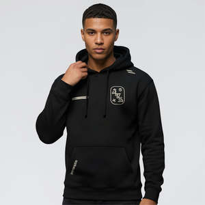 Men's <b>Custom</b> Screen Printing Pullover Hoodie Premium Cotton Fleece Casual Men's Sweatshirt With <b>Custom</b> Logo Supplier OEM - Product Image 3