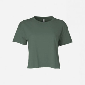 <b>Women</b>’s Festival <b>Crop</b> <b>Top</b> Custom Logo Wholesale Bulk Blank Cropped Tee <b>for</b> <b>Women</b> USA Market Fashion Apparel - Product Image 2