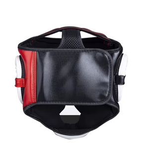 Protector de Cabeza de Boxeo de PU Rojo, Protección Facial Completa para Entrenamiento y Sparring, Uso en MMA y Kickboxing - Product Image 2