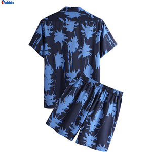 Colección de Verano, Camisa de Hombre Personalizada con Botones, Pantalones Cortos de Playa, Trajes de Verano para Hombre de Talla Grande, Cómodos y Transpirables - Product Image 5