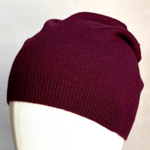 Premium Maroon Knit Beanie <b>Hat</b> Custom Logo <b>Winter</b> Warm Soft Stretchable Unisex Casual Outdoor Headwear - Product Image 3