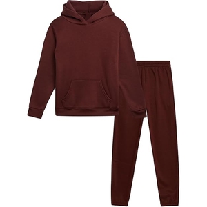 Survêtement unisexe de haute qualité 100 % coton coupe-vent avec pantalon de survêtement, logo personnalisé, tenue d'hiver à capuche pour homme, techniques d'impression - Product Image 1