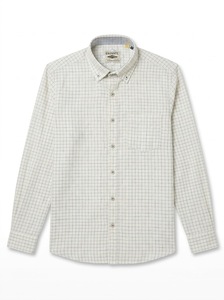 Camisa Casual de Lino/Algodón a Rayas para Hombre, Cuello con Botones, Manga Larga, Corte Entallado, Transpirable, Tejida, para Verano - Product Image 3