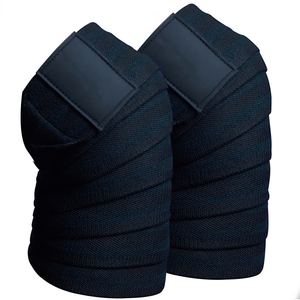 Gym Knee Wraps Men Women Squat Joint Stability Wrap Compression Performance <b>Training</b> OEM Supplier - Product Image 4