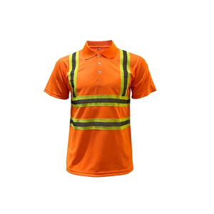 เสื้อโปโลแขนสั้นสะท้อนแสงสำหรับฤดูร้อน ขายดีที่สุด น้ำหนักเบา กันลม เหมาะสำหรับงานก่อสร้าง สำหรับผู้ชาย - Product Image 1