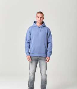 Sudadera con Capucha de Forro Polar de Calidad, 360 g/m², Fabricada en Algodón, Estilo Masculino, Cierre de Botones, Sin Cordones - Product Image 2