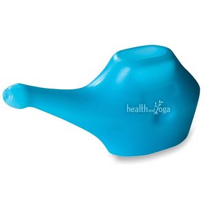 HealthAndYoga QwikFlo Travel Neti Pot Blue Water Pulse, Dispositivo de Lavado Nasal, Capacidad de 250 ml, Hidratante Nasal, Diseño Compacto, Venta al por Mayor - Product Image 1