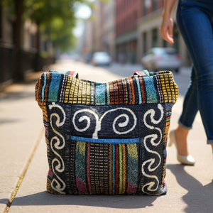 Sac hobo en coton pour femme - Product Image 3