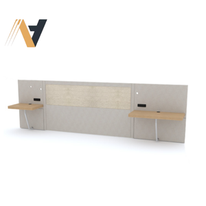 เฟอร์นิเจอร์ห้องนอน Hilton หรูหราไม้อัด HPL การออกแบบที่ทันสมัยสำหรับห้องพัก-ทำในเฟอร์นิเจอร์เวียดนาม - Product Image 1