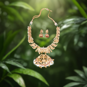 Nagas Short Necklace Fashion Jewelry Set - Product Image 3