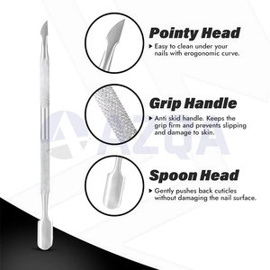 Premium Stainless Steel Manicure Set with Cuticle Scissor Cuticle Pusher Nail Polish <b>Remover</b> <b>Tool</b> and Cuticle Nipper - Product Image 5