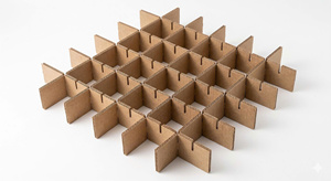 Custom Removable Corrugated Cardboard Partition Embossing UV Coating High Quality Recycled Carton Separator for Packaging - Product Image 2