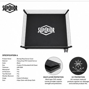 Lona Profesional Personalizada de Alta Calidad para Ring de Boxeo, Antideslizante, de Algodón Resistente, para Rings de MMA y Boxeo - Product Image 6