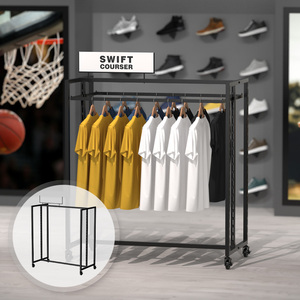 Customize Retail Display Clothing Apparel Floor Stand Display <b>Racks</b> - Product Image 1