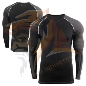 เสื้อรัดกล้ามเนื้อ MMA คุณภาพสูงสำหรับผู้ชาย - ระบายอากาศได้ดี แห้งเร็ว สำหรับฝึกซ้อมต่อสู้ ราคาสมเหตุสมผล - Product Image 5