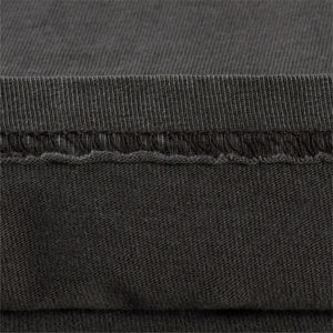 T-shirt surdimensionné pour homme avec logo personnalisé de qualité supérieure, gris foncé vintage, épaules tombantes, coton lourd, streetwear - Product Image 4