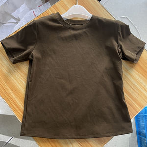 เสื้อยืดผู้หญิง เสื้อยืดคอกลมสำหรับฤดูร้อน ใส่โลโก้ได้ เสื้อยืดผู้หญิงแบบเรียบๆ สั่งทำได้ - Product Image 4