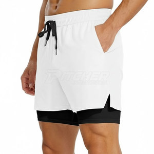 Modern Performance Men Workout Shorts Breathable Lightweight <b>Material</b> For Active Lifestyle - Product Image 6