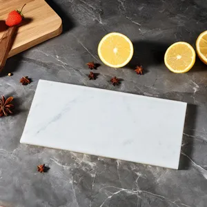 Tabla de Cortar Compacta de Mármol, Ideal para Preparación de Alimentos, Superficie de Corte Elegante para Verduras, Queso, Frutas y Postres - Product Image 1