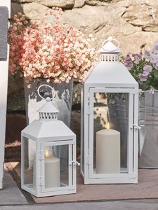 Farol Personalizado Contemporáneo para Decoración Navideña de Patio o Balcón, Hecho a Mano, Elegante, con Cubierta de Vidrio, Ambiente Interior y Exterior - Product Image 3