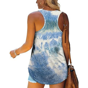 Débardeur personnalisé sans manches et sans bretelles pour femmes grandes tailles, style camisole décontracté et sexy, d'été, respirant, en polaire écologique, avec col à nœud, court - Product Image 3