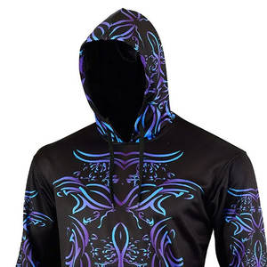 Sudaderas con Capucha Sublimadas de Diseño Básico 2026, Mezcla de Algodón, Talla Grande, Personalizadas con Logotipo Propio, Impresión por Sublimación, Sudaderas con Capucha para Hombre - Product Image 3