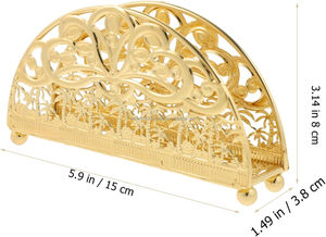 Porte-serviettes en métal artisanal à la demande de qualité supérieure pour l'élégance de la table décorative d'Inde - Product Image 4