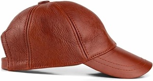 Casquette de baseball en cuir respirante, service OEM, design personnalisé, intérieur rembourré, protection solaire, casquette de baseball en cuir pour le fitness et l'entraînement - Product Image 6