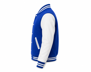 Veste de baseball varsity pour homme, col montant, sans manches, coupe classique, fermeture à boutons pression, vêtements d'équipe personnalisés, vêtements d'extérieur d'hiver - Product Image 3
