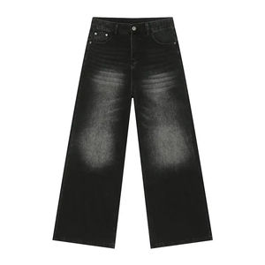 Jeans personalizados de cintura alta, lavado ácido, multicolor, de pierna ancha, estilo baggy, de la mejor calidad, en oferta a bajo precio. - Product Image 6