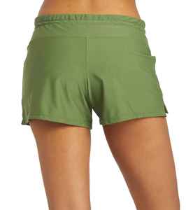 High Quality Quick Dry Light Wight Custom Logo Breathable Ladies Summer Casual Wear Women Beach Shorts - Product Image 3