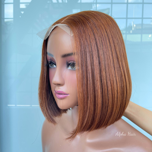 Extensions de cheveux raides d'os brun soyeux non transformés à la mode cheveux alignés sur cuticules pas de perruque enchevêtrée paquets de cheveux humains vierges - Product Image 1