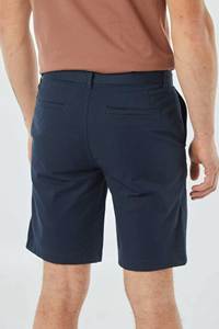 Men's Solid Color Cotton Bermuda Shorts Casual Mid Waist <b>Elastic</b> Waist Woven Fabric Breathable Style - Product Image 2