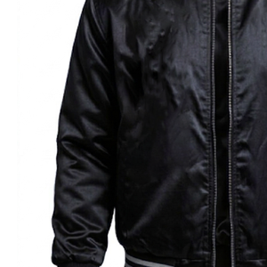 Zeta Black Sorority Satin Varsity Bomber Jacket Custom Embroidered Greek Letter Lightweight Eco-Friendly Women’s Autumn Winter - Product Image 3